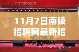 11月7日南陵招聘网最新招聘动态,职业机遇与挑战揭秘
