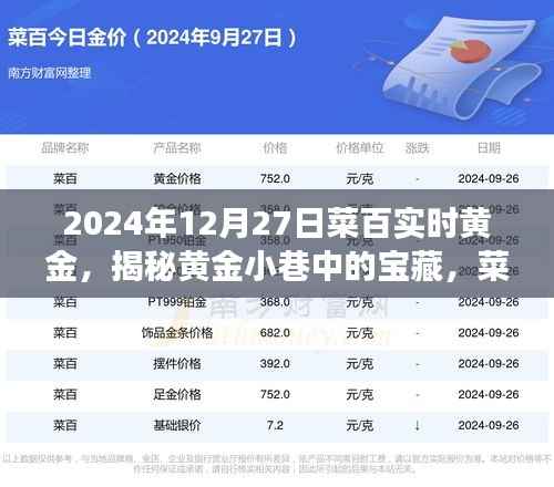 揭秘黄金宝藏,菜百黄金特色小店的奇遇之旅(2024年12月27日菜百实时黄金)