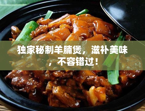 独家秘制羊腩煲,滋补美味,不容错过!